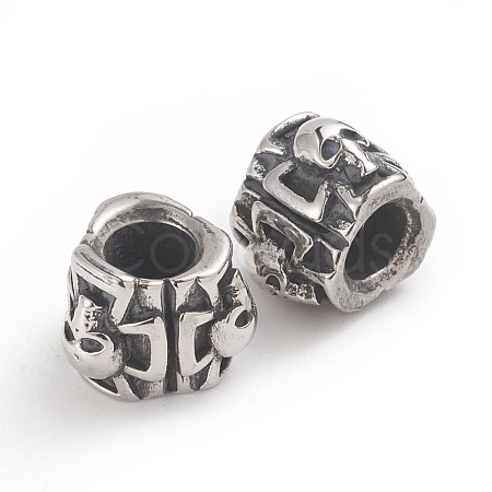Halloween 304 Stainless Steel Beads STAS-F237-39AS-1