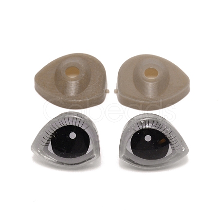 3D Plastic Doll Eyes and Eyes Washers Sets DIY-WH0264-11E-1