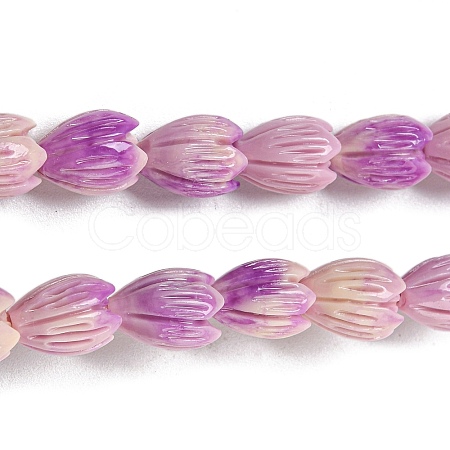 Synthetic Coral Dyed Beads Strands CORA-P008-04A-02-1