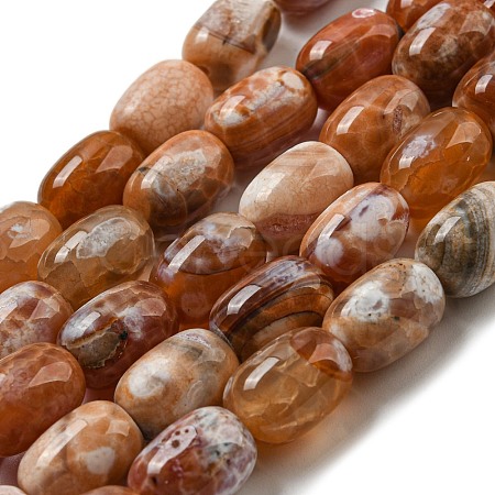 Natural Dragon Veins Agate Beads Strands G-A223-D11-01E-1