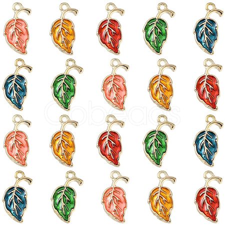 Alloy Enamel Pendants ENAM-CJ0001-40-1