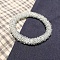 Sparkle Glass Beads Hair Ties, Elastic Hairbands for Women, Clear, 70mm