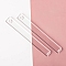 Transparent Acrylic Clay Thickness Ruler, Modeling Tools, for Ceramic Craft Making, Pentagon, 18x2.2x0.5cm, 2pcs/set