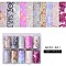 Nail Art Transfer Stickers, Nail Decals, DIY Nail Tips Decoration for Women, Starry Sky Pattern, Starry Sky Pattern, 100x4cm, 10sheets/box