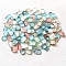 Glitter Glass Mosaic Tiles, Irregular Shape Mosaic Tiles, for DIY Mosaic Art Crafts, Picture Frames and More, Light Sky Blue, 10mm, about 160pcs/set