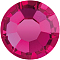 Preciosa&reg MAXIMA Crystal No Hotfix Flatback Stones, Czech Crystal, Dura Foiling, Round(438 11 615 Chaton Rose), 70350 Fuchsia, SS6(1.9~2.1mm)