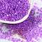 Glass Seed Beads, Transparent Colours Luster, Peanut, Magenta, 4~4.5x2~2.5x2~2.5mm, Hole: 0.8~0.9mm, about 10000pcs/pound