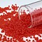 TOHO Round Seed Beads, Japanese Seed Beads, (5F) Transparent Frost Light Siam Ruby, 11/0, 2.2mm, Hole: 0.8mm, about 1110pcs/10g