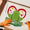 Plastic Reusable Drawing Painting Stencils Templates DIY-WH0172-524-5