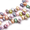Natural Cultured Freshwater Pearl Beads Strands PEAR-S012-73-1