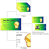 CREATCABIN 50Pcs Duck Theme Paper Card AJEW-CN0001-94J-3