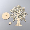Wooden Earring Display Tree Stands ODIS-WH0038-26-2