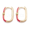 Brass Micro Clear Pave Cubic Zirconia Huggie Hoop Earrings EJEW-F264-23-G-2