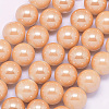 Glass Pearl Beads Strands HY-G001-8mm-A01-1