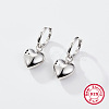 Sterling Silver Hoop Earrings ZQ9418-1