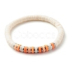 Synthetic Hematite & Polymer Clay Hieishi Stretch Bracelets Set for Women BJEW-JB07430-9
