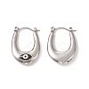 316 Stainless Steel Hoop Earrings EJEW-I282-01A-01P-2