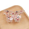 Christmas Theme PVC Claw Hair Clips PW-WGBF3A6-05-1