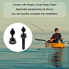 Kayak Deck Plastic Flush Mount Fishing Boat Rod Holders FIND-WH0057-01-6