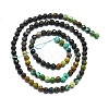 Natural Chrysocolla Beads Strands G-P457-A01-21-3