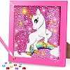 Unicorn Photo Frame Diamond Painting Kits for Kids PW-WG79102-02-1
