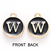 Golden Plated Alloy Charms ENAM-SZ0001-25B-W-3