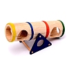 Wooden Hamster Seesaw AJEW-WH0162-56-2