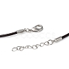 Leather Cord Necklace Making X-NJEW-A280-2.0mm-02-4