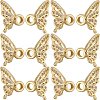 SUNNYCLUE 10 Sets Brass Micro Pave Clear Cubic Zirconia Pendants KK-SC0004-15-1