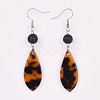 Cellulose Acetate(Resin) Dangle Earring EJEW-JE03159-01-2
