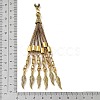Tibetan Style Alloy Curb Chain Tassel Big Pendants FIND-K013-01AG-11-3