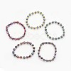Natural Pearl Beads Stretch Bracelets BJEW-JB03893-1