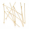 Brass Ball Head Pins KK-G331-10-0.8x50-1