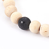 Wood Beads Stretch Bracelets Sets BJEW-JB03909-3