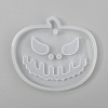 Halloween DIY Jack-O-Lantern Pendant Silicone Molds X-DIY-P006-53-2