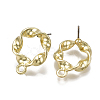 Alloy Stud Earring Findings X-PALLOY-T065-11-2