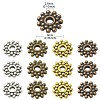 100Pcs 4 Colors Gear Tibetan Silver Alloy Spacer Beads TIBEB-YW0001-66-2