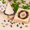 24 Pcs 12 Styles Tibetan Style Alloy Beads FIND-TA0001-32-13