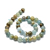 Natural Blue Calcite Beads Strands G-E576-09C-2