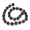 Natural Garnet Beads Strands G-O201B-80-2