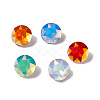 Light AB Style Eletroplate K9 Glass Rhinestone Cabochons RGLA-J033-B-LA-2