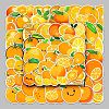PVC Self-adhesive Fruit Cartoon Stickers STIC-PW0011-20-1