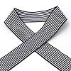 Striped Polyester Grosgrain Ribbon OCOR-Q011-38mm-06-2