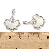 Natural Freshwater Shell Pendants KK-S386-17P-01-3