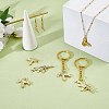 8Pcs 4 Style Brass Pendants KK-SZ0006-23-5