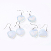 Natural & Synthetic Mixed Stone Dangle Earrings EJEW-E218-P-2