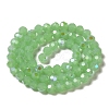 Imitation Jade Glass Beads Strands EGLA-A035-J8mm-L01-2