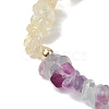 Pisces Guardian Gemstone Stretch Bracelets BJEW-JB11108-02-4