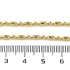 Rack Plating Brass Oval Link Chain Necklace NJEW-A035-06G-02-5