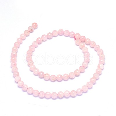 Natural Morganite Beads Strands G-F602-12-6mm-1